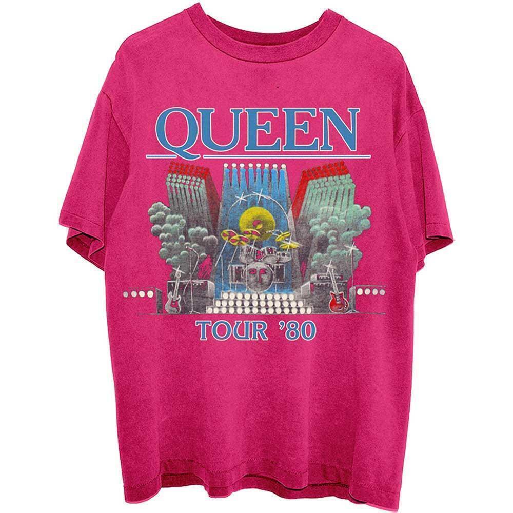 Queen Unisex T Shirt Tour 80